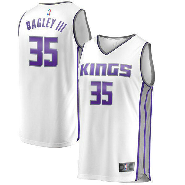 Maillot Sacramento Kings Homme Marvin Bagley III 35 Association Edition Blanc